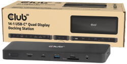 Club 3D Docking Station CLUB 3D Docking station USB-C Club 3D CSV-2540, 14-1, 10, 94x5x3, 54cm (CSV-2540)