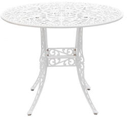 Kala Garden Meda kerti alumínium asztal, fehér