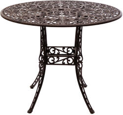 Kala Garden Meda kerti alumínium asztal, barna