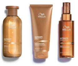 Wella Pro Ultimate Smooth készlet: sampon 250 ml + balzsam 200 ml + hidratáló olaj 100 ml