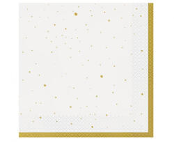 GoDan Arany Gold Celebrate Szalvéta 20 db-os 33x33 cm