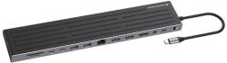 Conceptronic Docking Station CONCEPTRONIC CONCEPTRONIC 14-1 Dock USB-C->2xHDMI/DP/2xUSB-C/+ 18cm sw (DONN32B)