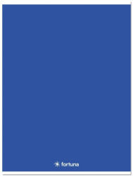 Fortuna Füzet kockás FORTUNA Monocolor A/5 32 lapos 27-32 sötétkék