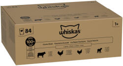 Whiskas 84x85g Whiskas 1+ Adult Klasszikus fogások szószban nedves macskatáp
