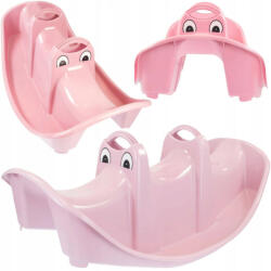 Mochtoys Mochtoys: Krokodil alakú műanyag libikóka - Rózsaszín (12803)