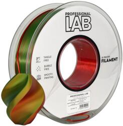 Professional Lab FG-P105-E1, 3D филамент, PLA Silk, 1, 75mm, 1000g, Tri Color, Многоцветен (Червен, Жълт, Зелен) (FG-P105-E1)