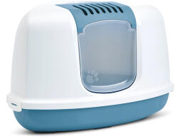 SAVIC Szett: Savic Nestor Corner sarok macska WC - kék/ fehér + 2 db csereszűrő + 12db Bag it Up Maxi alátét