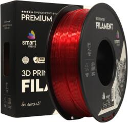 Smart Print FG-S200-E1, 3D филамент, PETG, 1, 75mm, 1000g, Прозрачно червен (Transparent red) (FG-S200-E1)