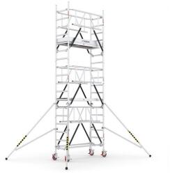 CAGSAN gurulóállvány Protube SN (180)-Munkamagasság: 6, 4m (CAG- SN440 (180)) - pepita