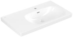 Villeroy & Boch Skyla beépíthető mosdó túlfolyóval, 800 x 460 mm, Fehér Alpin CeramicPlus 5A52R1R1 (5A52R1R1)