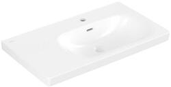 Villeroy & Boch Skyla beépíthető mosdó túlfolyóval, 800 x 460 mm, Stone White CeramicPlus 5A52R1RW (5A52R1RW)