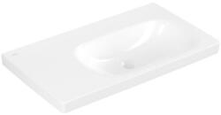 Villeroy & Boch Skyla beépíthető mosdó túlfolyó nélkül, 800 x 460 mm, Fehér Alpin CeramicPlus 5A52R4R1 (5A52R4R1)