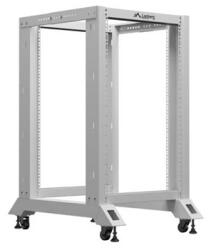 Lanberg 19" 18U 600x800 szabadon álló rack keret, szürke OR01-6818-S (OR01-6818-S)