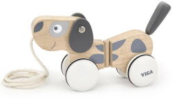 Viga Wooden pull toy on a string Viga Dog (51661-viga-51614-dre-tah-pej) - pcone
