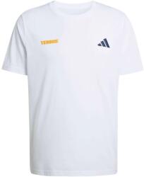 Adidas Tricou pentru bărbați Tennis Hot Egg Graphic T-Shirt White XL