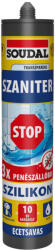 Soudal Szaniter szilikon STOP (penészálló), átlátszó 280ml 172541 (172541)