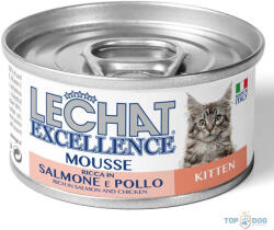 LECHAT Excellence 85gr Kitten lazac-csirke