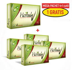 RazMed Pachet Herbal V 4 4cutii + 1cutie Gratis