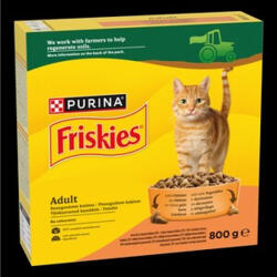 Friskies Csirkével és hozzáadott zöldségekkel száraz macskaeledel 800g macskaeledel