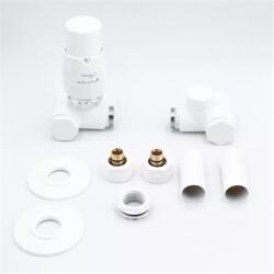 Arezzo design VARIOPEX/INTEGRA radiátor szelep fehér, bal (ARE-AR-VARIOPEX-W-L)