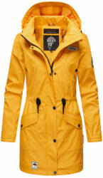 Navahoo női téli esőkabát kapucnival Deike, borostyán sárga