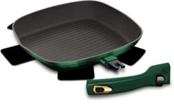 Berlinger Haus Emerald Collection grill serpenyő titán bevonattal, levehető nyéllel, 28 cm (BH-6089)