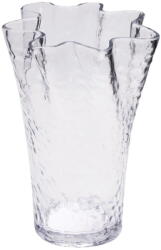 Hübsch Üveg váza (magasság 30 cm) Ruffle - Hübsch