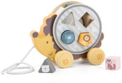 Viga hedgehog wooden pulling and inserting game (51674-viga-44025-tah-vklad) - pcone
