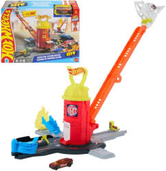 Mattel City tűzoltóállomás torony pályaszett (JHL95)