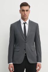 BOSS gyapjú kabát - szürke 56