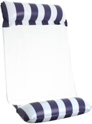  Felfújható szőnyeg matrac (fehér-kék csíkos) (KX5540)