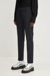 HUGO nadrág gyapjú keverékből - sötétkék 44 - answear - 85 990 Ft