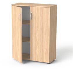 MAYAH Szekrény, 3 rendező magas, kétajtós, polcokkal, MAYAH Freedom SV-06 , tölgy (IBXSZ06T) - iroda24