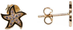 Ékszershop Köves tengericsillag arany fülbevaló (1319705)
