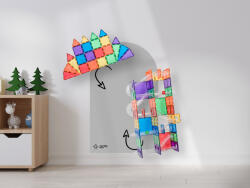 Mamido Plăci Premium Piatră Caldă Mural de Perete Magnetic MT107 (MT107) Jucarii de constructii magnetice