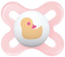 MAM Start szilikon játszócumi 0-2 hó - Rózsaszín kacsa