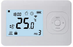 HC-Control digitális termosztát zóna vezérlőhöz, rádió frekvenciás, heti programozású, 302RF-P