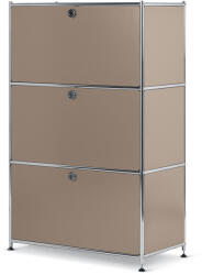 Tchibo - Fémpolc 3 ajtóval, taupe