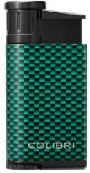 Colibri Evo CF zöld szivaröngyújtó - ferde jet lánggal, karbon mintával (C-LI520C34)