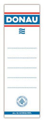 Donau Cserecímke, iratrendezőhöz, kétoldalas, 48x153mm, DONAU, fehér, 20db/cs (8370920-09PL) - nyomtassingyen