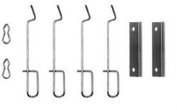 TRW Súprava príslušenstva, obloženie kotúčovej brzdy TRW PFK287 (PFK287)