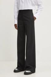 HUGO nadrág gyapjú keverékből - fekete 44 - answear - 89 990 Ft