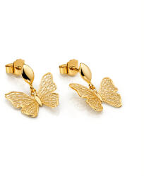 Heratis Forever Női fülbevaló pillangókkal, 14K, sárga arany IZ30919NN