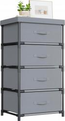  Komód Hálószobai Könyvespolc Tágas 44 x 34 x 85cm szürke árnyalatok (KOMODA SZAFKA REGAŁ DO SYPIALNI POJEMNA)