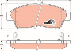 TRW Sada brzdových platničiek kotúčovej brzdy TRW GDB1143 (GDB1143)