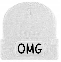  Sapka Fehér Téli Őszi Pamut Omg Beanie Univerzális Ajándék (Czapka Zimowa Biała OMG)