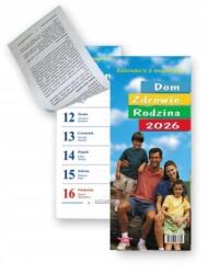 Kastor 2026-OS Heti Naptár Mágneses Otthon, Egészség, Család (KL01-2026)