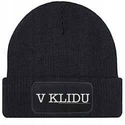  Sapka Fekete Téli Őszi Pamut Békés Beanie Unisex Ajándék (Czapka Zimowa Czarna W SPOKOJU)