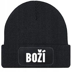  Sapka Fekete Téli Őszi Pamut Isten Beanie Univerzális Ajándék (Czapka Zimowa Czarna BÓG)