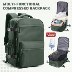 Utazó Hátizsák- Vákuumos -Zöld- 40 X 25 X 20 cm (BT802043-2-1-3) - olcsotaskak - 21 990 Ft